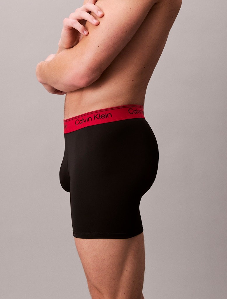 Calvin Klein Erkek Siyah Uzun Boxer