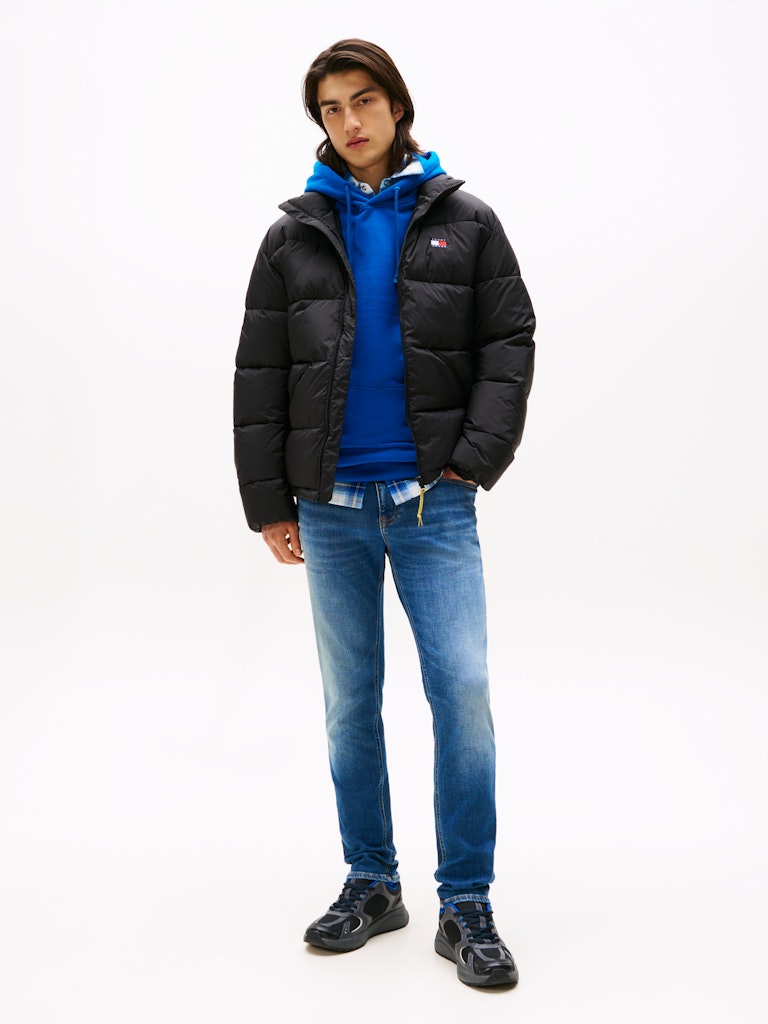 Tommy Hilfiger Erkek Mavi Dar Kesim Scanton Jean Pantolon