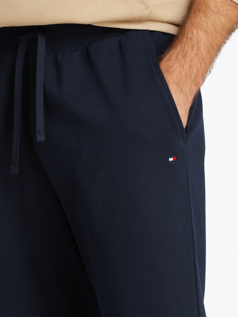 Tommy Hilfiger Erkek Essential Terry Lacivert Sweat Şort - MW0MW37240DW5
