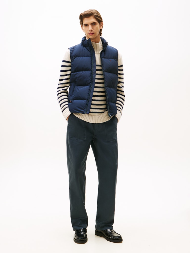 Tommy Hilfiger Erkek Kaz Tüyü Puffer Lacivert Yelek