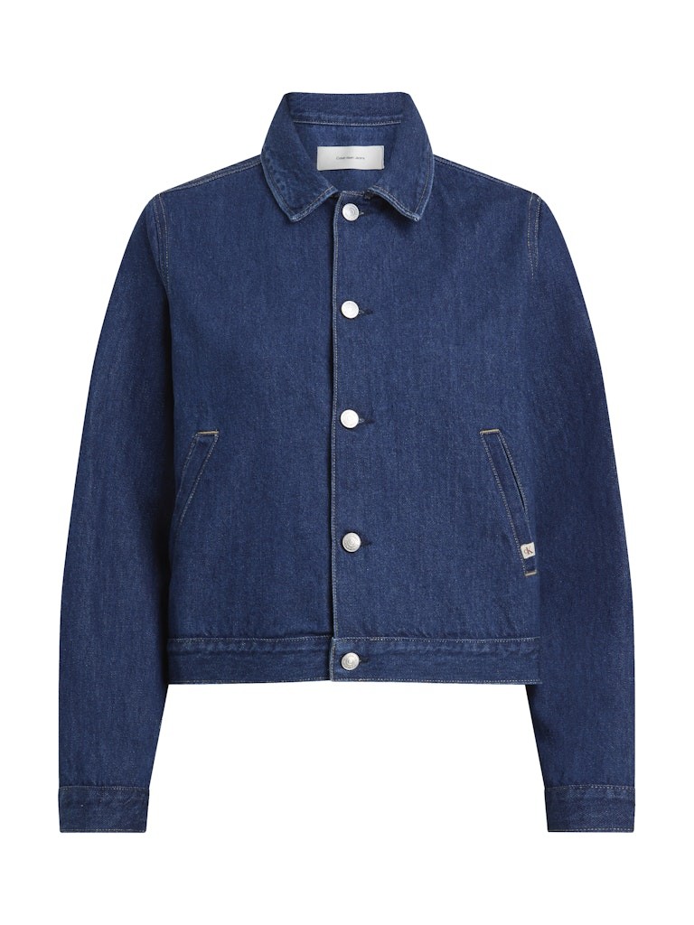 Calvin Klein Denim Mavi Kadın Kot Ceket - J20J2251801AP