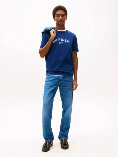 Tommy Hilfiger Erkek Lacivert T-Shirt