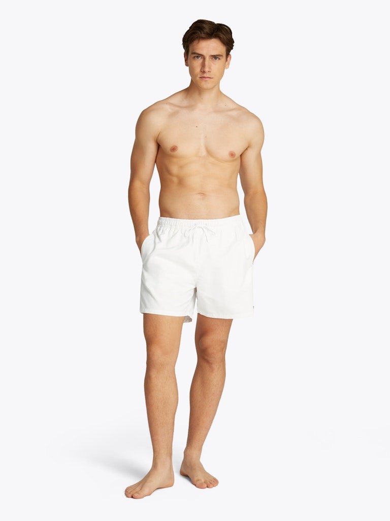 Tommy Hilfiger Beyaz Erkek Deniz Şortu - UM0UM03481YCF