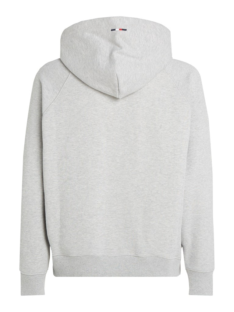 Tommy Hilfiger Logolu Erkek Gri Sweatshirt - DM0DM21259P01