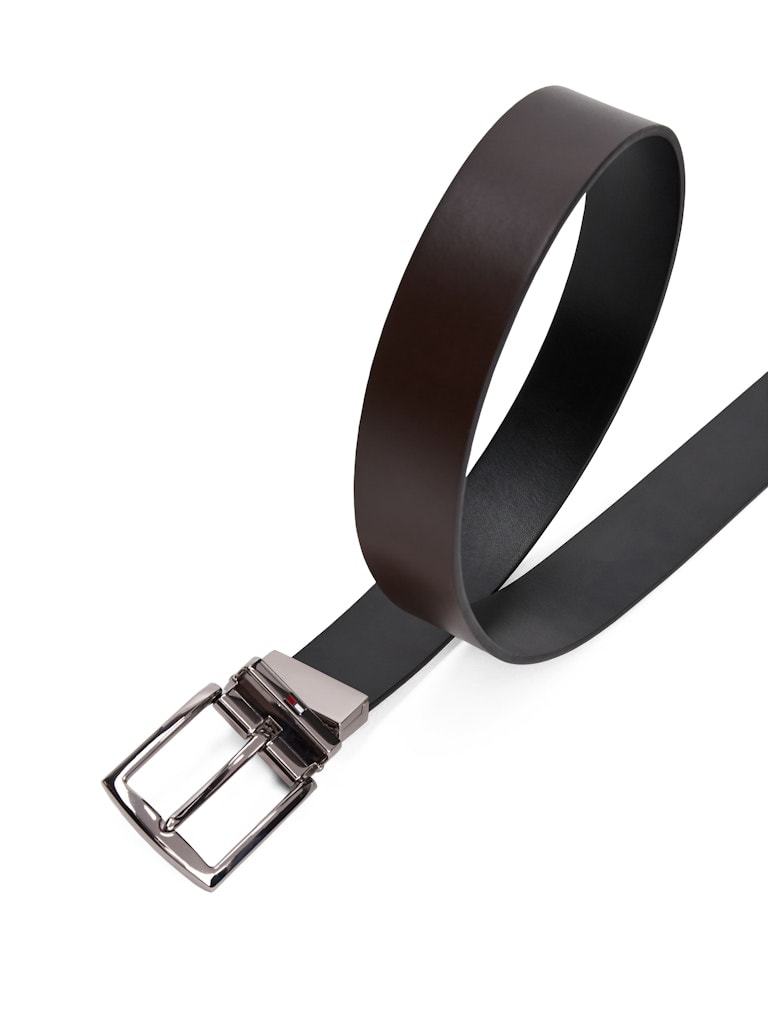 Tommy Hilfiger Erkek Kahverengi Denton 3.5cm Kemer