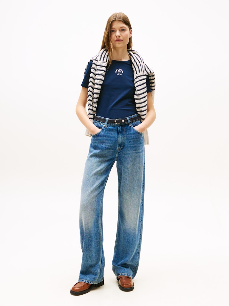 Tommy Hilfiger Kadın Lacivert T-Shirt