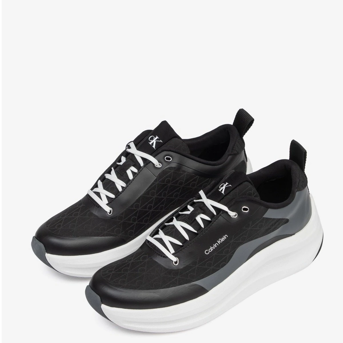 Calvin Klein Erkek Siyah Kalın Taban Chunky Sneakers