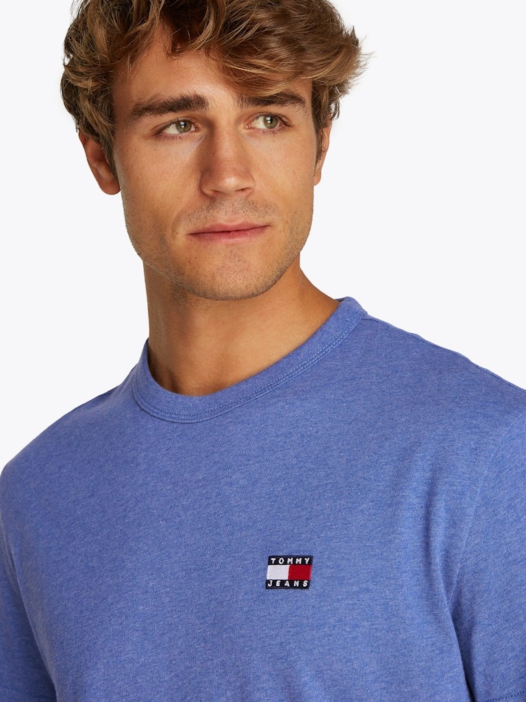 Tommy Hilfiger Rejeneratif Pamuk Mavi Erkek Kısa Kollu T-Shirt - DM0DM20322DSF