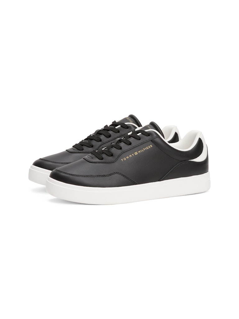 Tommy Hilfiger Kadın Siyah Kısa Taban Sneakers