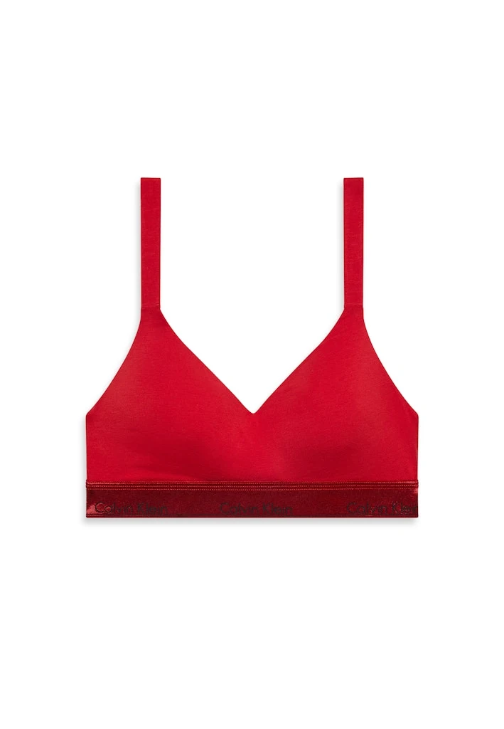 Calvin Klein Kadın Kırmızı Spor Sütyen