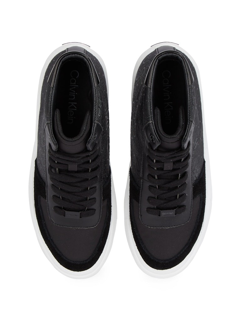 Calvin Klein Siyah Kadın Kısa Taban Sneakers - HW0HW024440GR