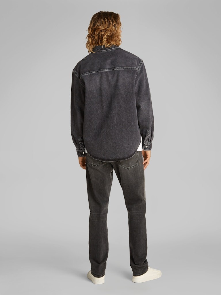 Calvin Klein Denim Siyah Erkek Uzun Kollu Gömlek - J30J3275581BY