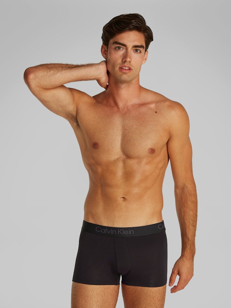 Calvin Klein Modal Siyah Erkek Klasik Boxer - LV00NB4192UB1