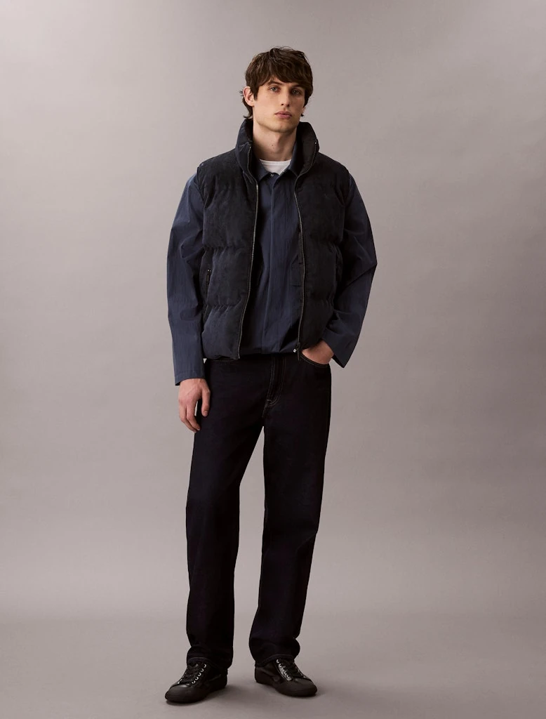 Calvin Klein Erkek Lacivert Yelek