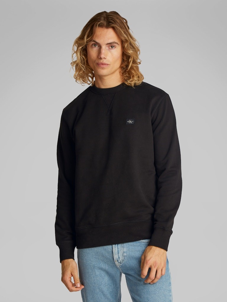 Calvin Klein Erkek Yuvarlak Yaka Regular Fit Uzun Kollu Sweatshirt - J30J327115BEH