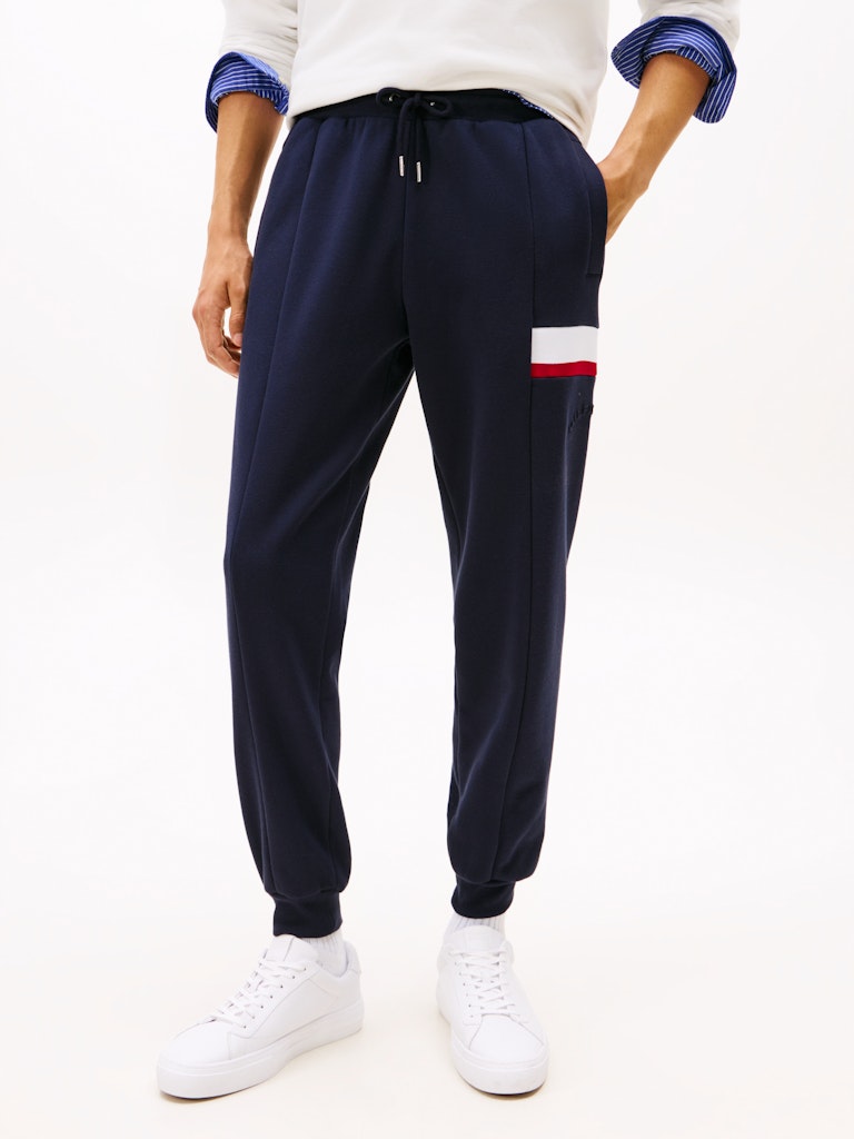 Tommy Hilfiger Erkek Lastik Paça Lacivert Eşofman Altı