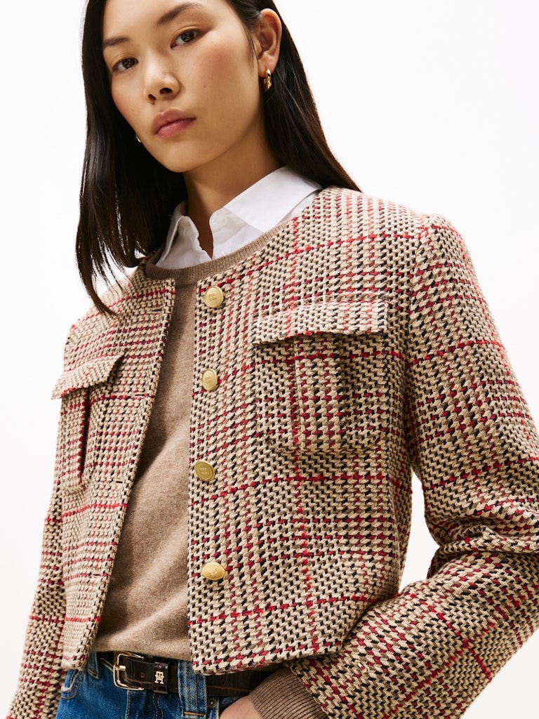 Tommy Hilfiger Kadın Kahverengi Ceket