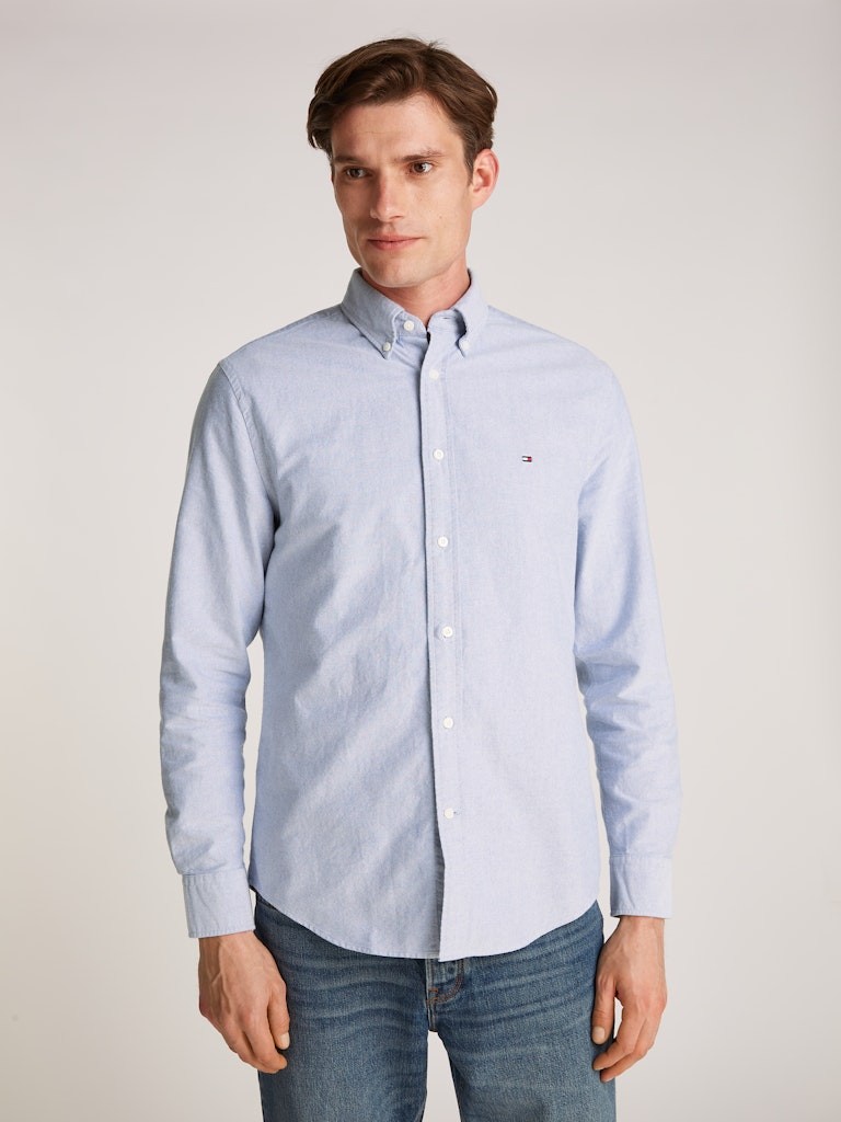 Tommy Hilfiger Erkek Solid Heritage Oxford Gömlek - MW0MW35774CI0
