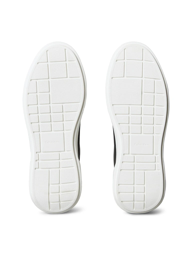 Calvin Klein Kadın Siyah Deri Kısa Taban Sneakers