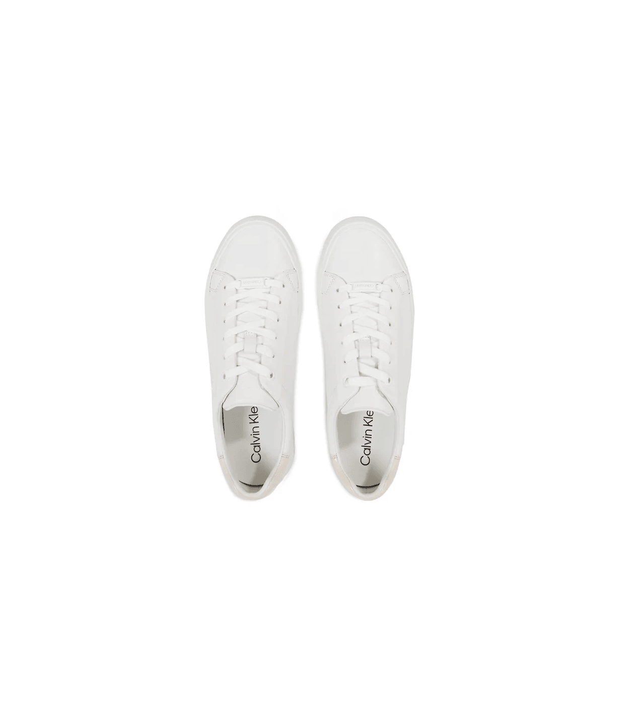 Calvin Klein Kadın Beyaz Kısa Taban Sneakers