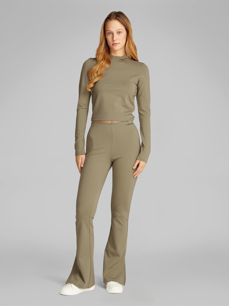 Calvin Klein Viskon Haki Kadın Tayt - J20J225089PK8
