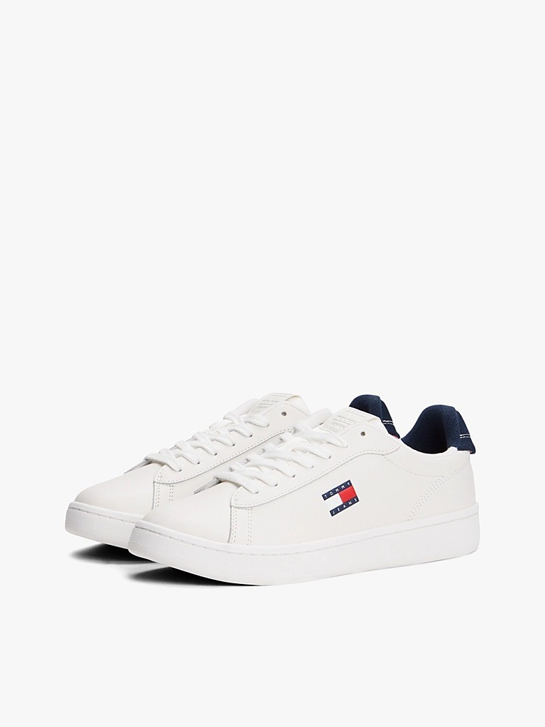 Tommy Hilfiger Kadın Lacivert Kısa Taban Sneakers
