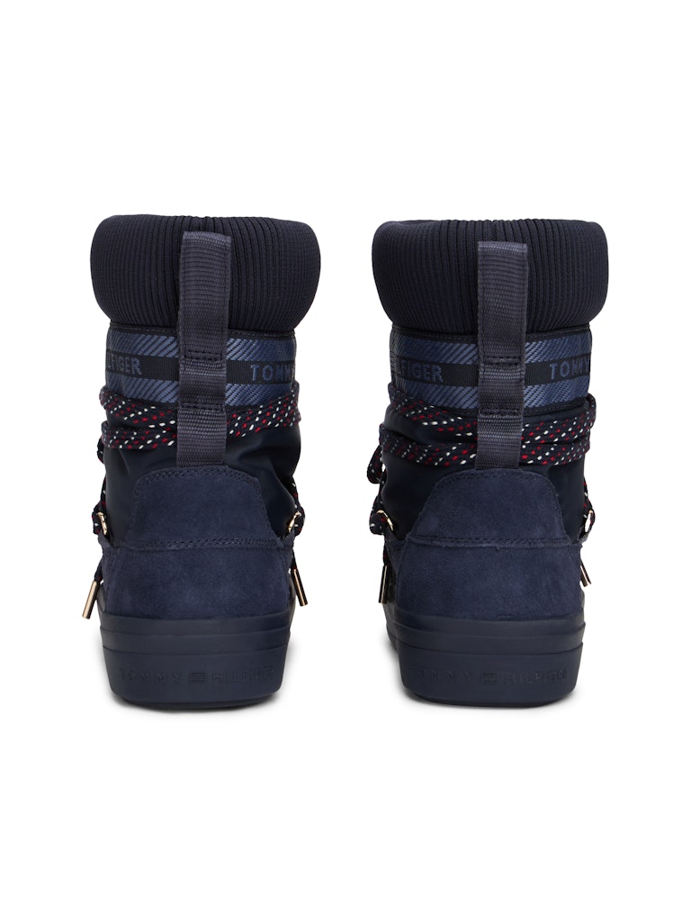 Tommy Hilfiger Kadın Lacivert Kısa Kar Botu