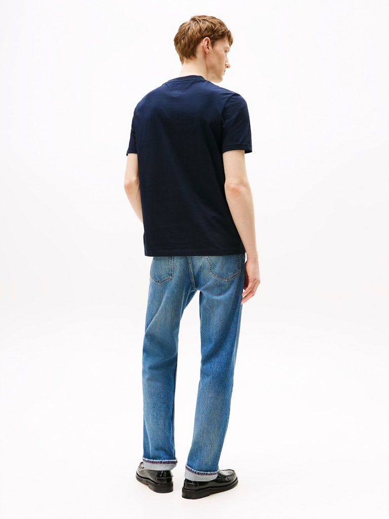 Tommy Hilfiger Erkek Lacivert T-Shirt