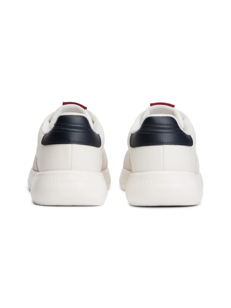 Tommy Hilfiger Erkek Beyaz  Kısa Taban Modern Sneakers