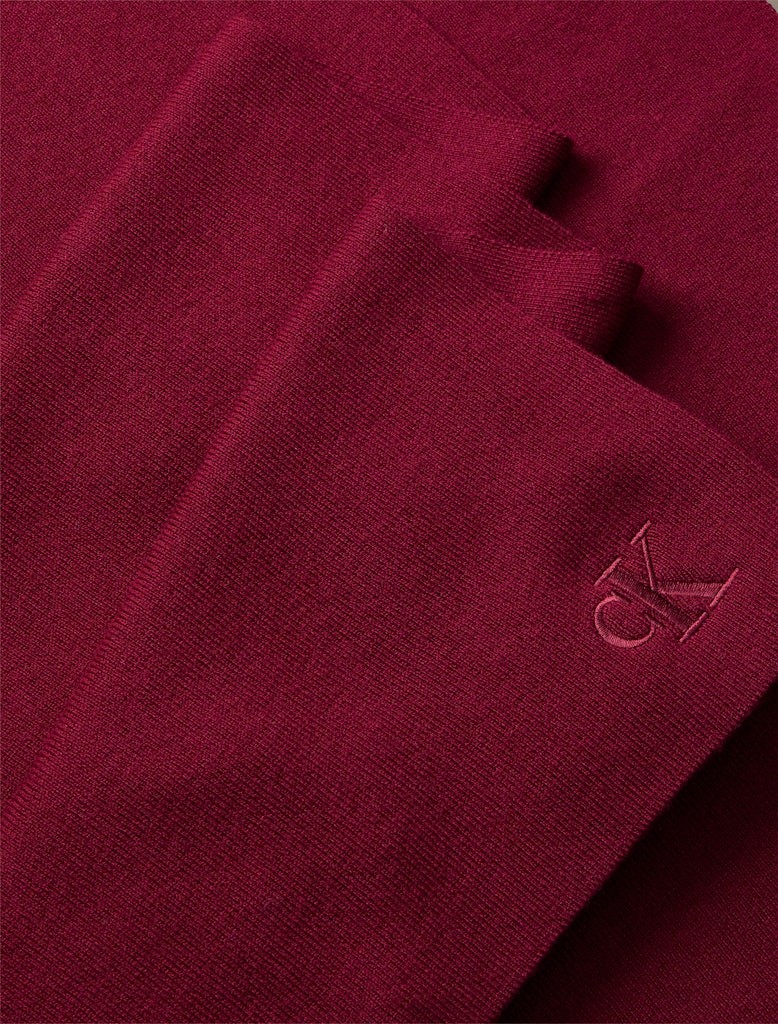 Calvin Klein Erkek Bordo Şal