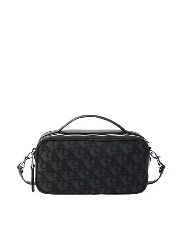 Calvin Klein Kadın Siyah Çapraz Monogram  El Çantası - LV04K3185GUB1