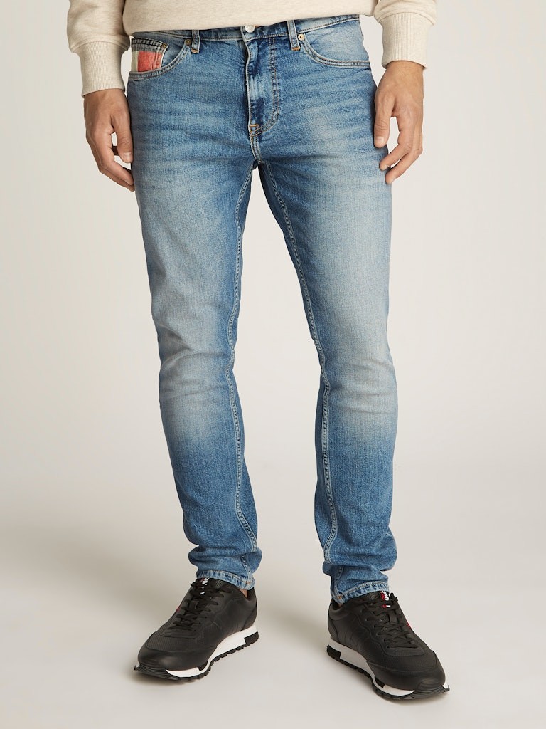 Tommy Jeans Mavi Erkek Slim Tapered Denim Pantolon - DM0DM205401AB