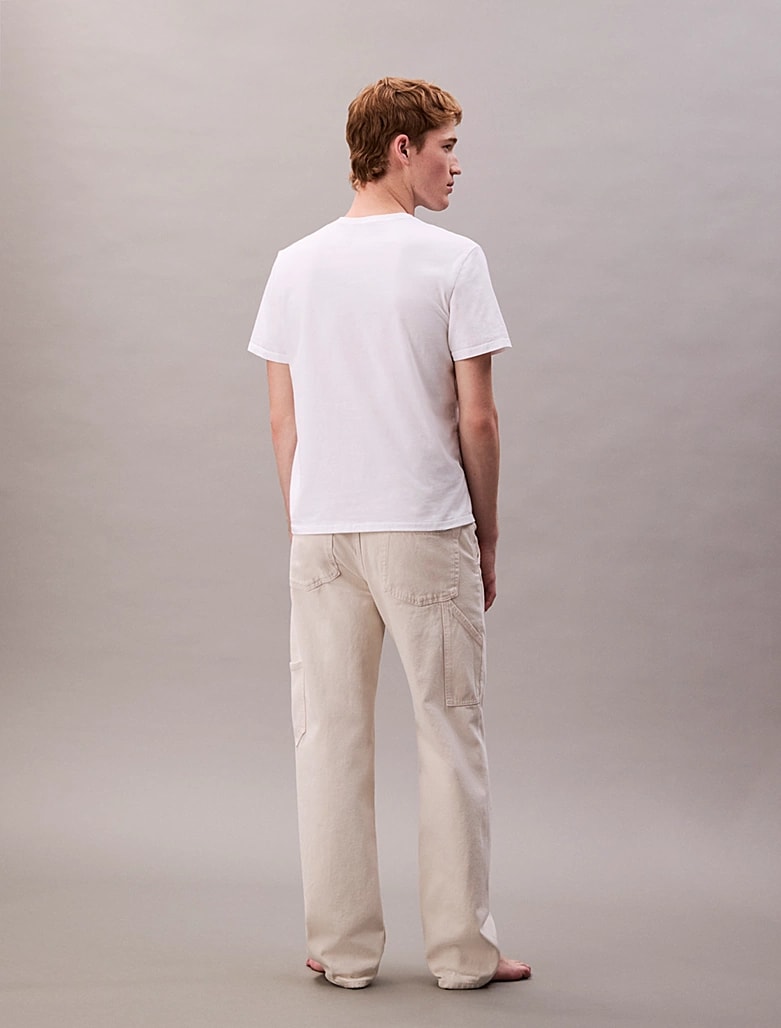 Calvin Klein Erkek Beyaz T-shirt