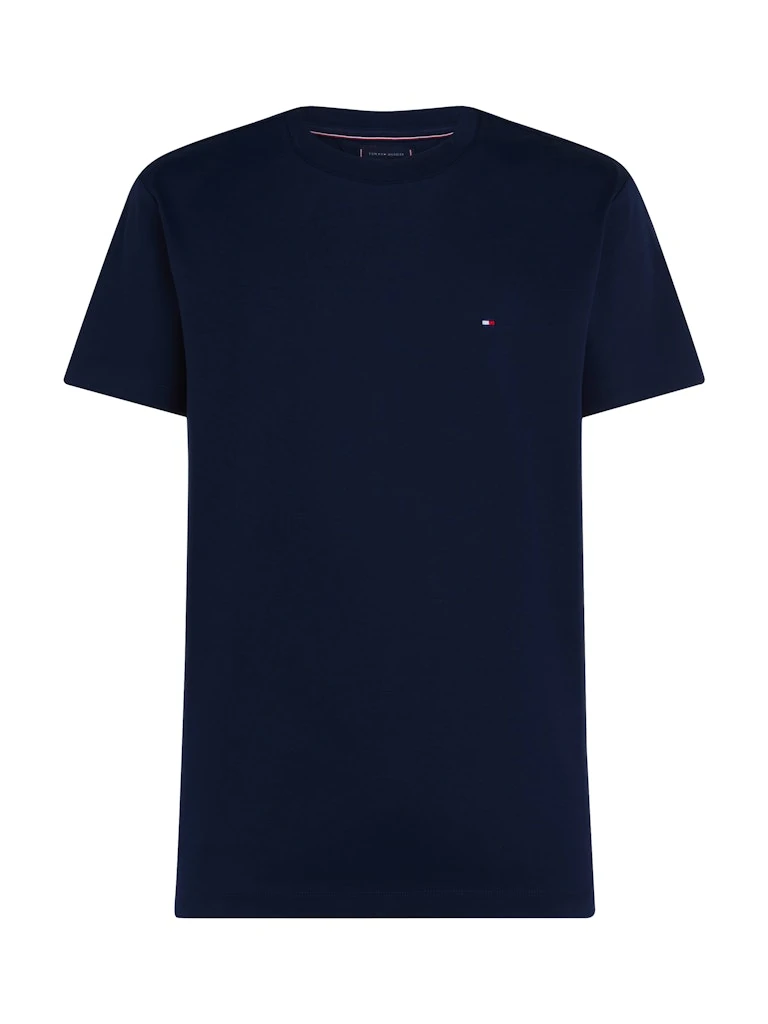 Tommy Hilfiger Erkek Lacivert Pamuk O Yaka T-Shirt