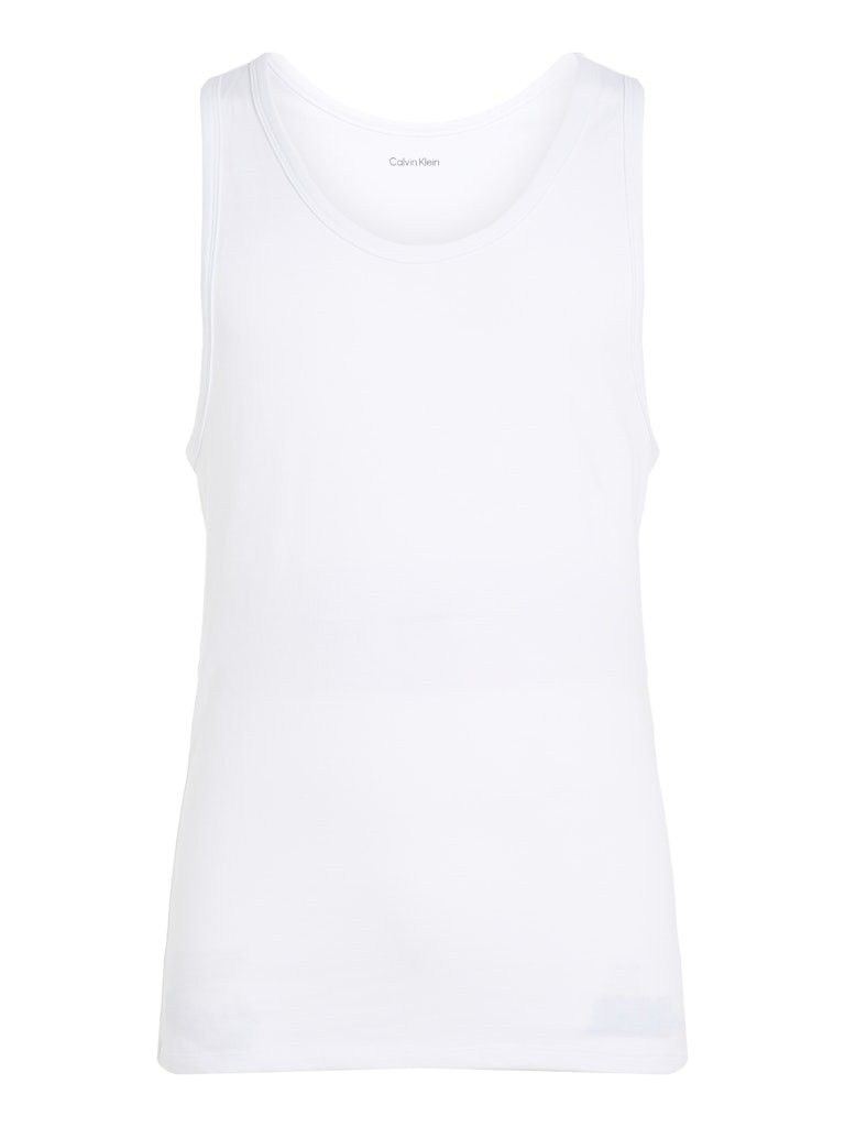 Calvin Klein Pamuk Beyaz Erkek Atlet 3 lü Paket T-Shirt