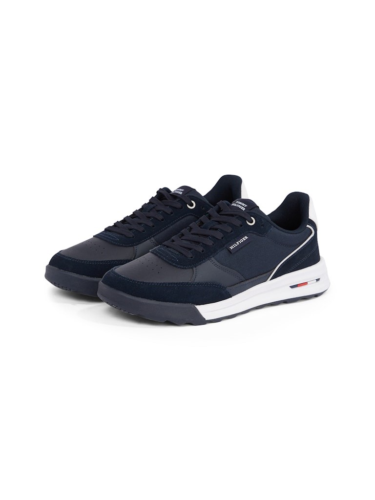 Tommy Hilfiger Lacivert Erkek Kısa Taban Sneakers - FM0FM05371DW5