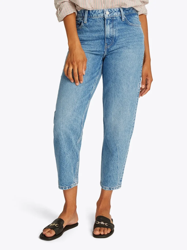 Tommy Hilfiger Mavi Kadın Tapered Jean Pantolon