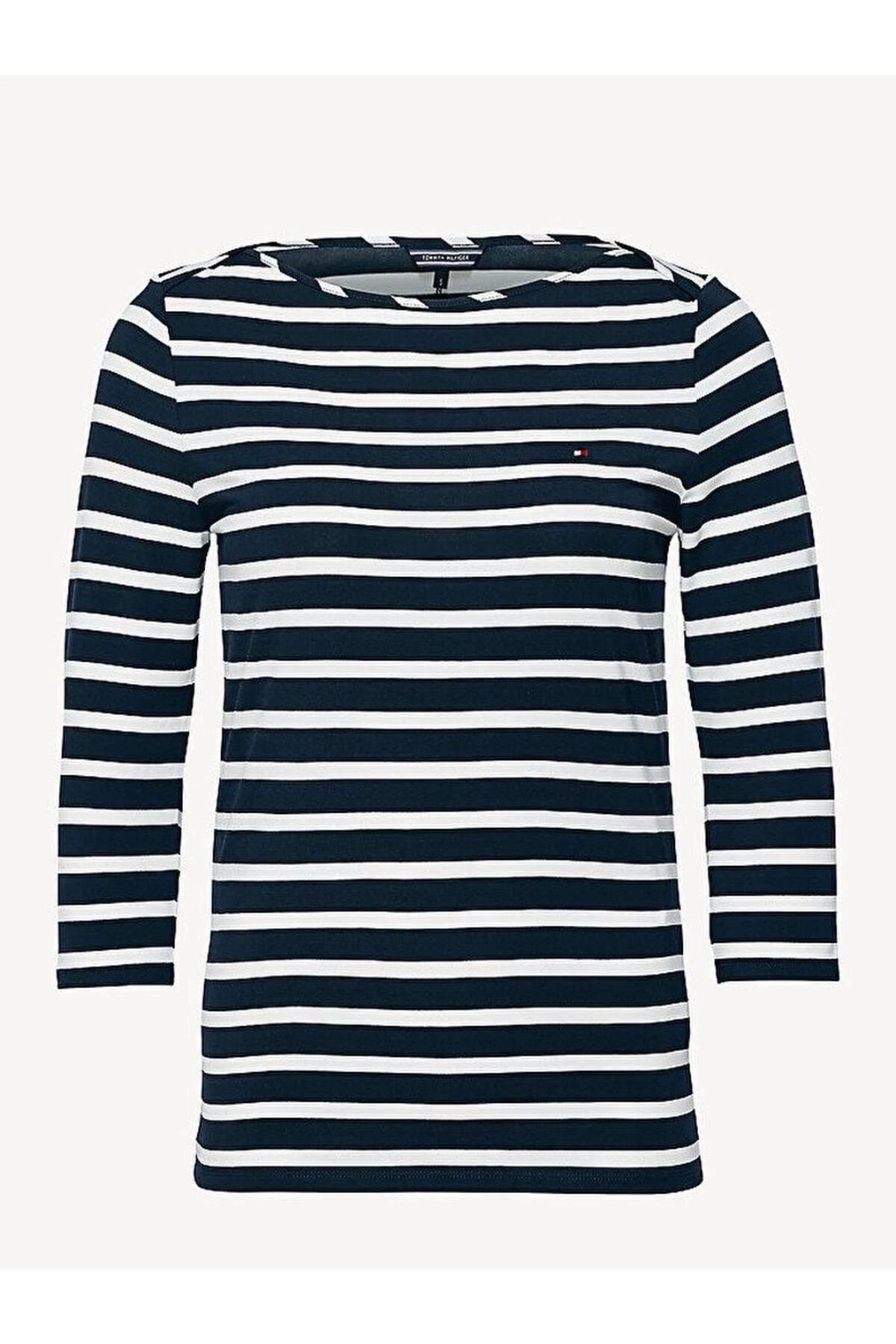 HERITAGE BOAT NECK TEE 3/4