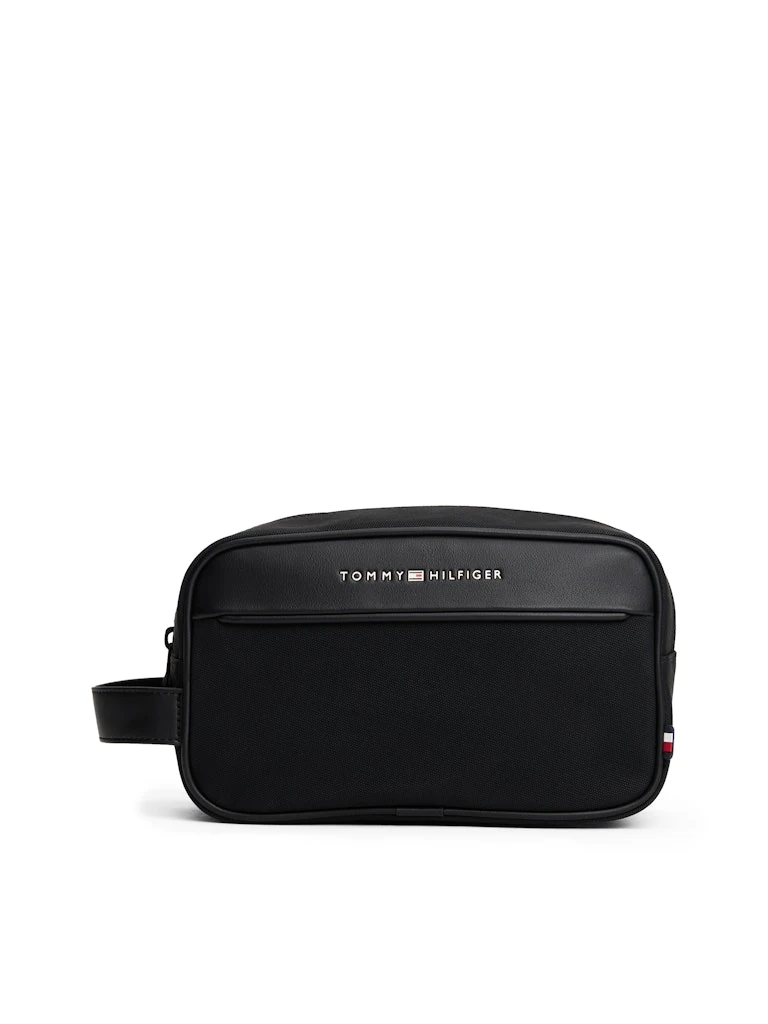 Tommy Hilfiger Erkek Siyah Washbag Çanta
