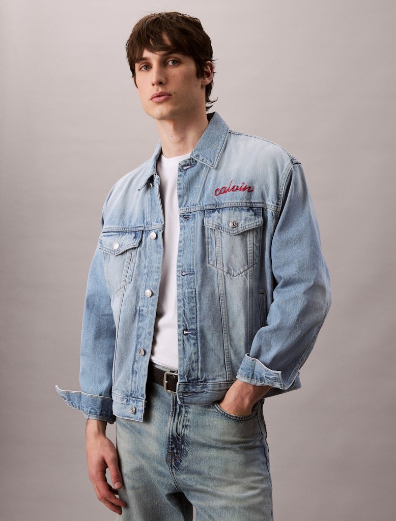 Calvin Klein Erkek Mavi Kot Mont