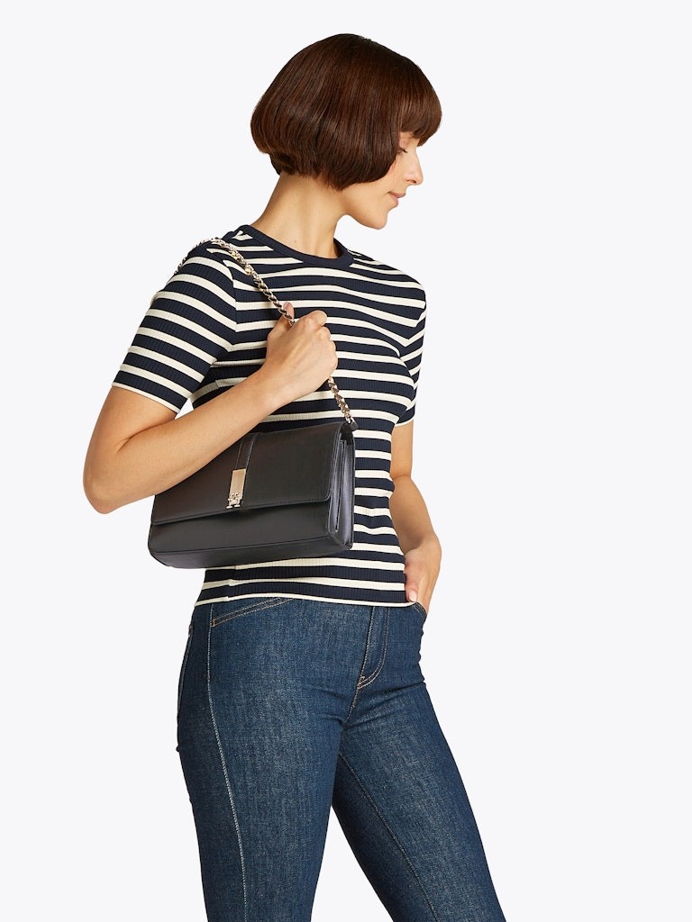 Tommy Hilfiger Siyah Kadın Çapraz Çanta - AW0AW17223BDS