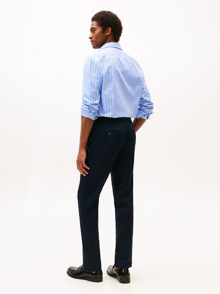 Tommy Hilfiger Erkek Lacivert Klasik Pantolon