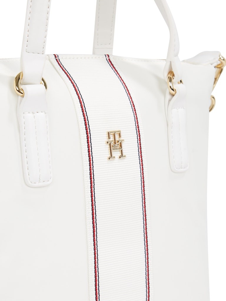 Tommy Hilfiger Beyaz Kadın Tote Çanta - AW0AW17204YBL