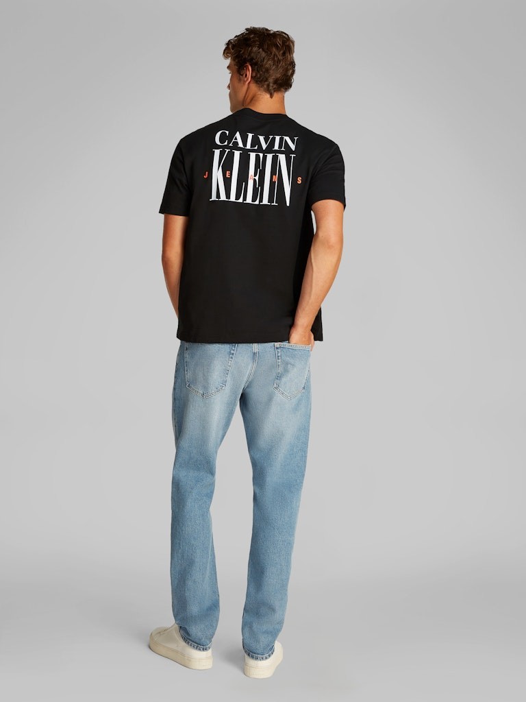 Calvin Klein Rejeneratif Pamuk Siyah Erkek Kısa Kollu T-Shirt - J30J327473BEH