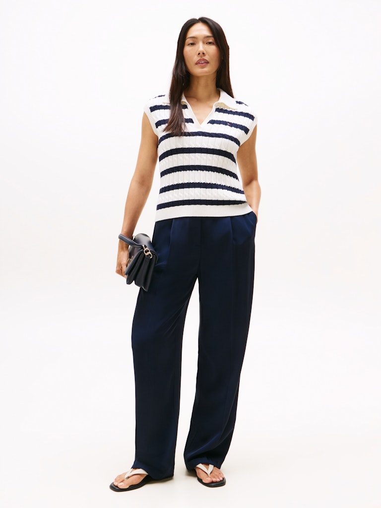 Tommy Hilfiger Kadın Lacivert Pantolon