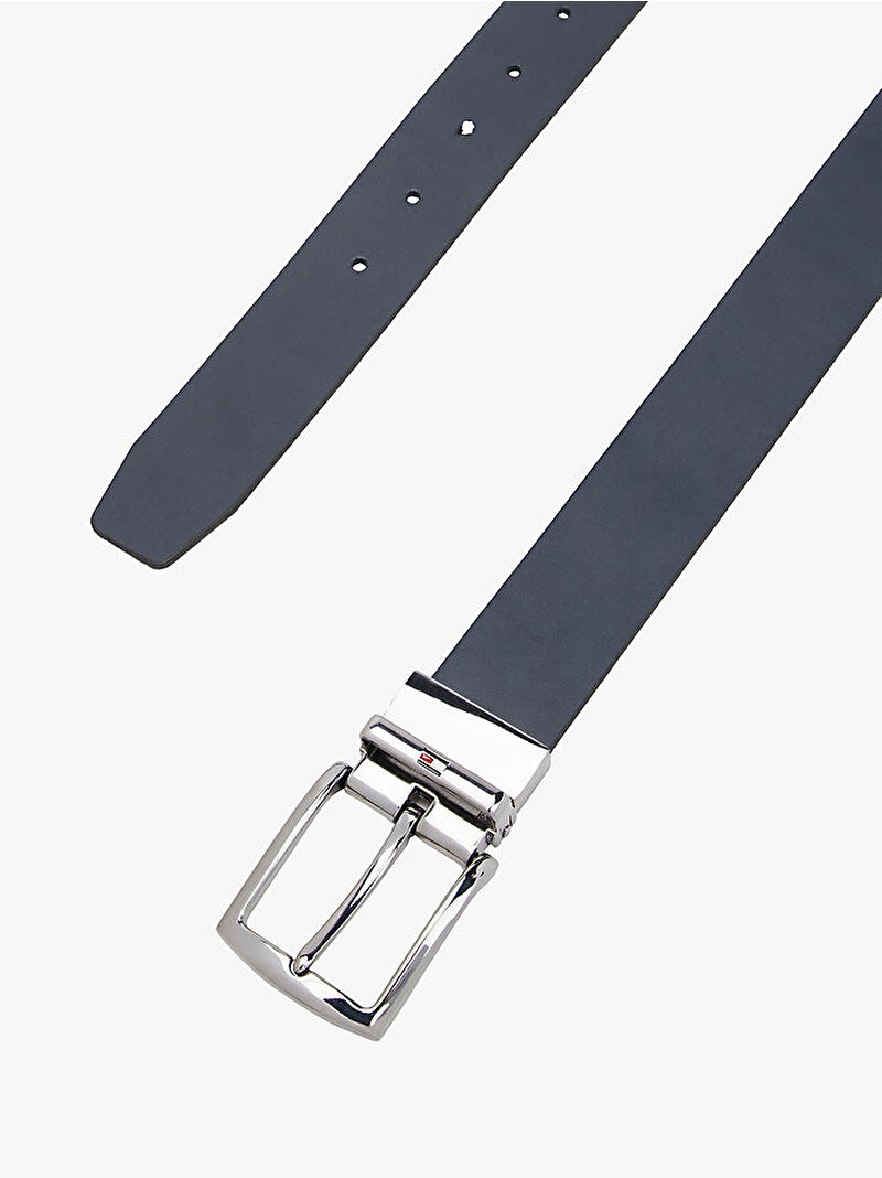 Tommy Hilfiger Erkek Lacivert Denton 3.5cm Kemer