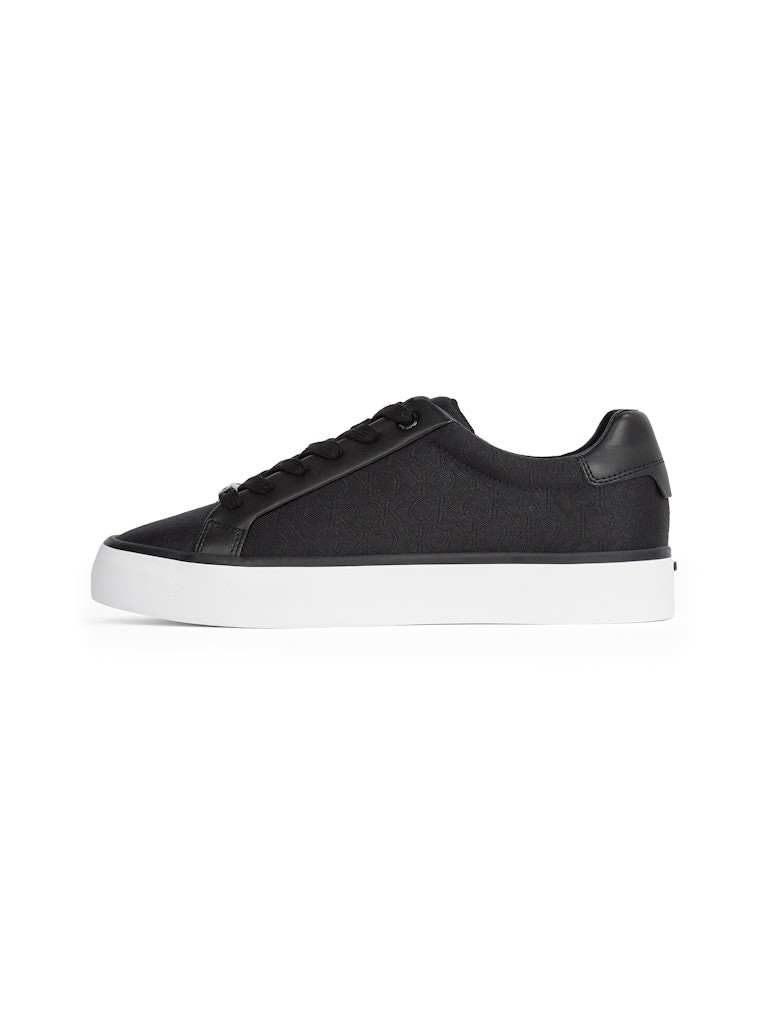 Calvin Klein Siyah Kadın Kısa Taban Sneakers - HW0HW02412BEH