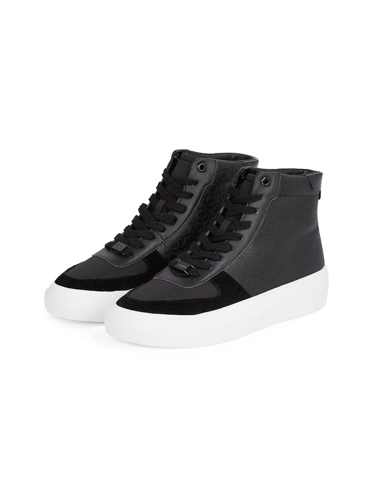 Calvin Klein Siyah Kadın Kısa Taban Sneakers - HW0HW024440GR