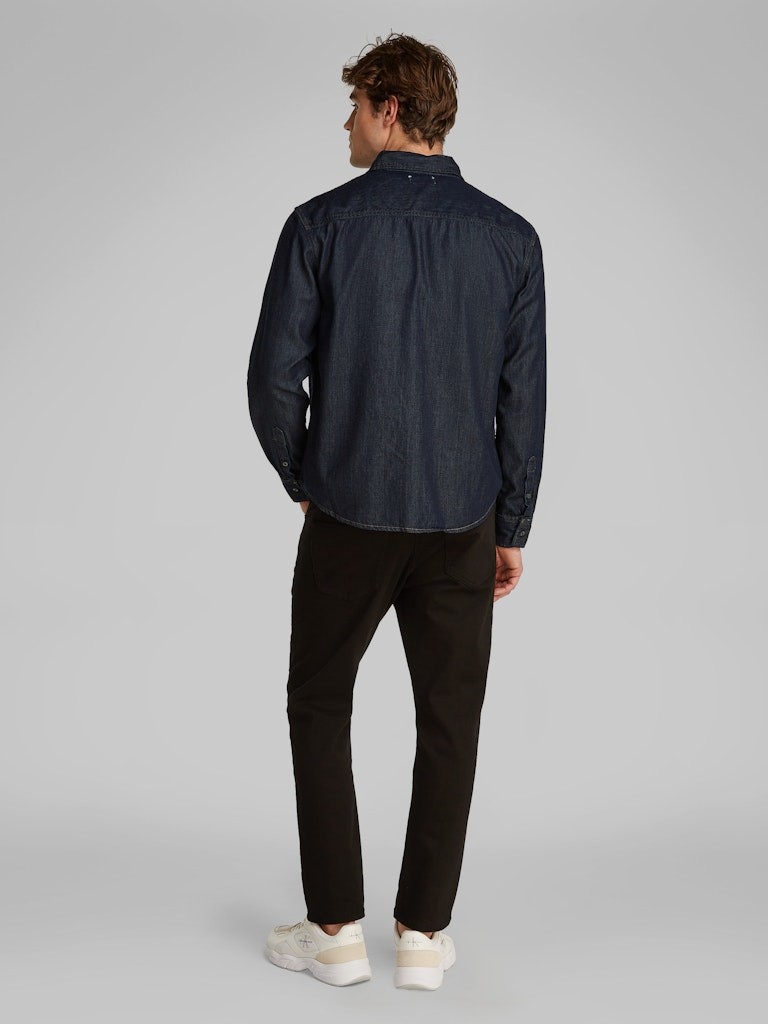 Calvin Klein Denim Mavi Erkek Uzun Kollu Gömlek - J30J3265841BJ