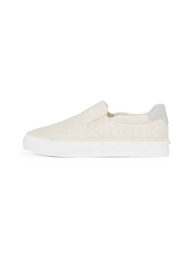 Calvin Klein Bej Kadın Kısa Taban Sneakers - HW0HW024110F8